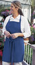 1189 - Oversized Full Length Apron w/ Pockets